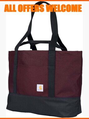 Durable Water Repellent Tote Bag with Hand and Shoulder Straps
